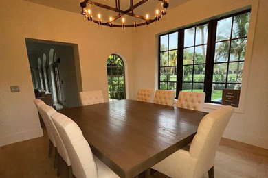 Custom Dining Table. Solid Wood. Coral Gables, FL