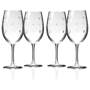 Sailing All Purpose Wine Glass, 18 Oz., Set of 4 Wine Glasses