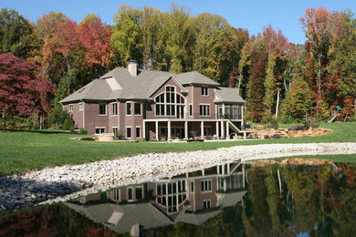 Example of a classic exterior home design in Other