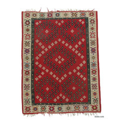 Antique Sharkoy Kilim Rug - Area Rugs