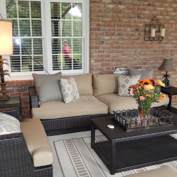 Cozy Hangout Area Created Under the Deck