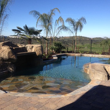 Pools, Waterfalls & Slides