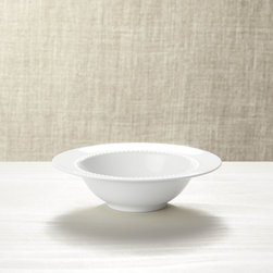 Crate&Barrel - White Pearl Bowl - Dining Bowls