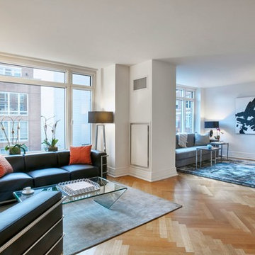 NYC Living/Family/Den Rooms by Designed to Appeal