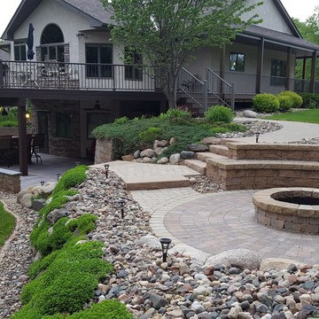 Cannon Lake Firepit Patio & Outdoor Kitchen