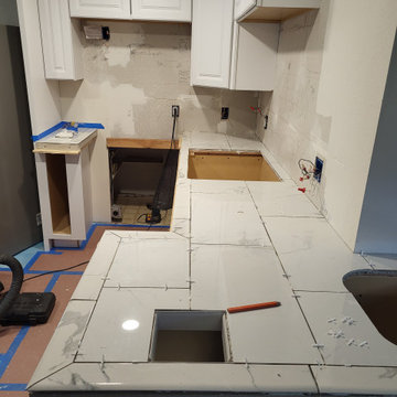 Full Kitchen Remodel Spokane lake home before