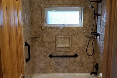 Example of a bathroom design in Other