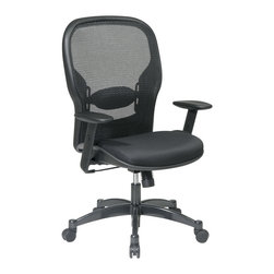 Black Professional Executive Mesh Office Chair - Office Chairs