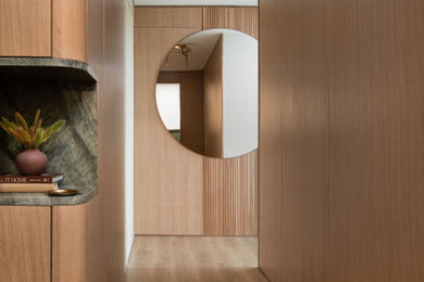 Hallway - contemporary hallway idea in Austin