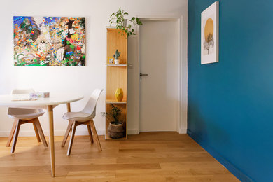 Aménagement d'un salon contemporain.