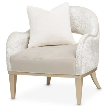 Yvette Accent Chair - Porcini/Champagne