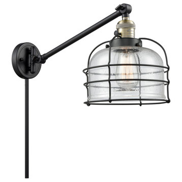 Innovations Lighting 237-BAB-G74-CE Modern Franklin Restoration Lamp Black