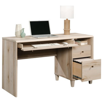 Sauder Willow Place Engineered Wood Computer Desk in Pacific Maple