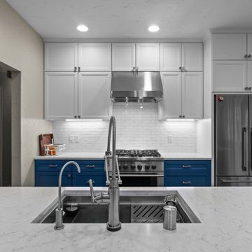 Vickery Park Blue & White Kitchen