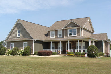 Inspiration for a craftsman home design remodel in Other