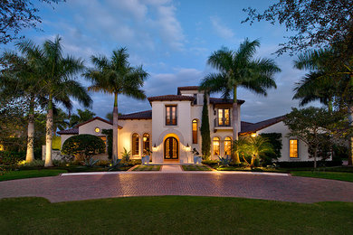 Inspiration for a contemporary exterior home remodel in Miami