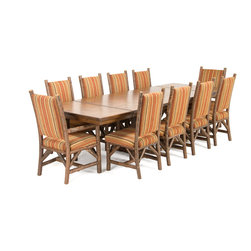 La Lune Collection - Dining Table #3119, Side Chairs #1164, Arm Chairs #1166 by La Lune Collection - Dining Tables