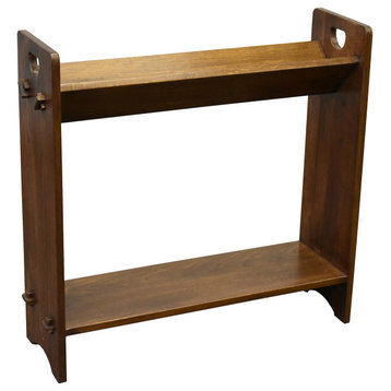 Mission / Arts and Crafts Book and Magazine Stand, Walnut (W1)