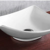Caracalla CA4922 Ceramica 15.94" Vessel Bathroom Sink