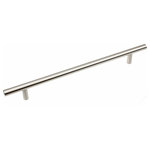 GlideRite Hardware - 17" Center Solid Steel Cabinet Hardware Bar Pull, Stainless Steel - Give your home a makeover with these elegant stainless-steel finished cabinet pulls. Made from solid steel, they can update the look of your kitchen and bathroom cabinets. The smooth design of the pulls makes it easier to open drawers and doors.