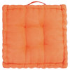 Safavieh Gardenia Floor Pillow Orange 25" X 25"