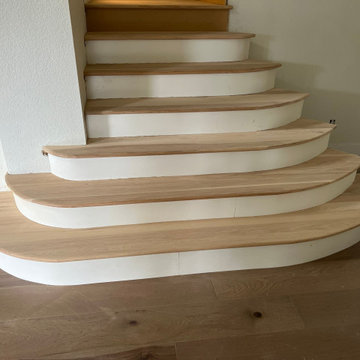 Installation an finishing stairs