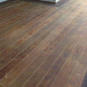 Patio - Concrete Wood Planks