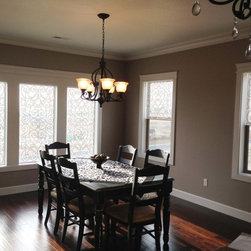 Delia Shades' "French Door" - Roller Shades