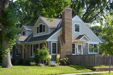 Example of a classic exterior home design in Minneapolis