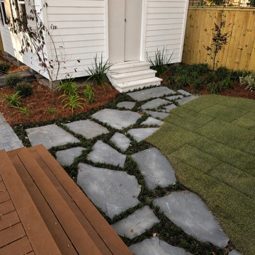 Audubon Boulevard | Stone Path to Garden Shed