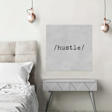 "Hustle" Painting Print on Wrapped Canvas