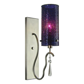 purple sconces