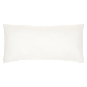 Himena White Pillow Contemporary Decorative Pillows By