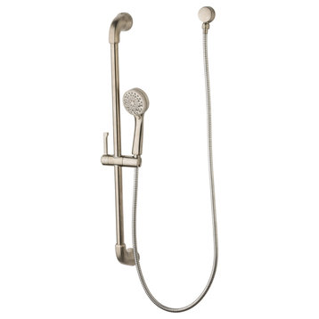 Arterra Single Function Slide Bar and Handheld Shower, Brushed Nickel
