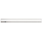 WAC Lighting - Duo 36" ACLED Dual Color Temp-Light Bar, Brushed Aluminum - Duo AC-LED Dual Color Temp Light Bars are a bold and innovative concept for the under cabinet space with a three-way rocker switch that toggles between On/Off, 2700K warm, and 3000K cool color Temps. Duo is free of projected heat, UV, and infrared radiation, great for illuminating heat and color sensitive perishables, apparel, artwork, and collectibles. A built in parabolic reflector creates an edge lit uniform light free of hotspot reflections over kitchen counters in a 1" slim profile that tucks away nicely hidden from plain sight. The space between diffusers is minimized when joining more than 1 light bar together creating a visually seamless line of illumination. Duo Light Bars are line voltage and can be wired directly to 120V romex or BX. Each light bar includes an "I" connector to join more than 1 together with additional cords and accessories for longer runs.