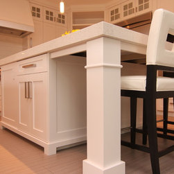 White on White Kitchen - Kitchen Cabinetry