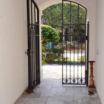French Country Courtyard