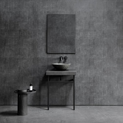 Lomazzo Countertop Vanity Unit Pietra Grey Marble 600mm - Bathroom Vanity Units & Sink Cabinets