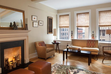 Elegant living room photo in New York