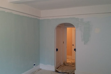 Transitional home design photo in New York