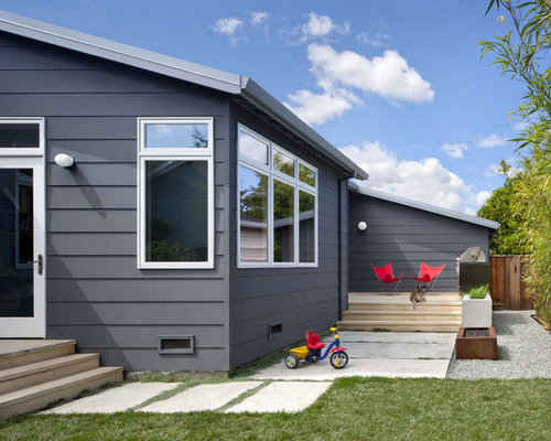 Gray Exterior Home Design Ideas, Pictures, Remodel and Decor