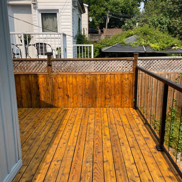 Cedar Deck Staining (Page St)
