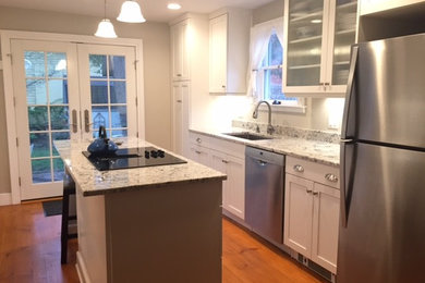 Transitional kitchen photo in New York