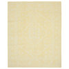 Rug N Carpet - Handmade Oriental 8' 0" x 10' 0" Pastel Yellow Oushak Rug