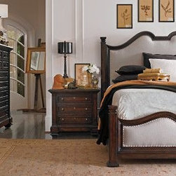 European Farmhouse-Hampton Hill Upholstered Bed - Beds