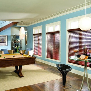 Photo of a bohemian basement in Indianapolis.