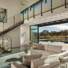 Family room window wall