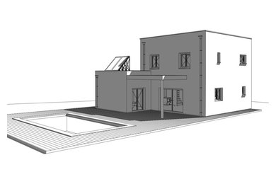 Construction maison moderne Tournefeuille