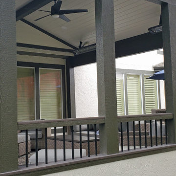 Leawood Kansas Covered Porch and Deck Design