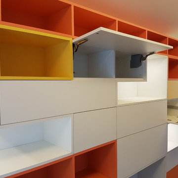 Bibliothèque colorée